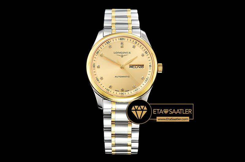 Longines Master Collection DayDate Sar Alt n Bezel Alt n Kadran ETA